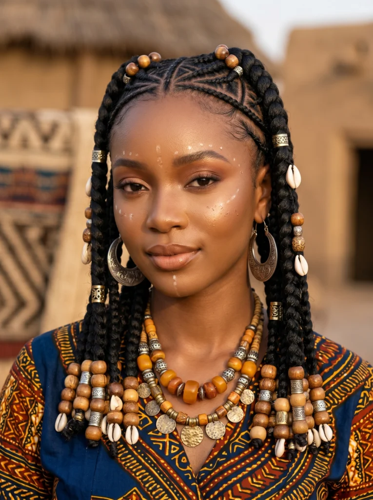Tribal Inspired Two Braids