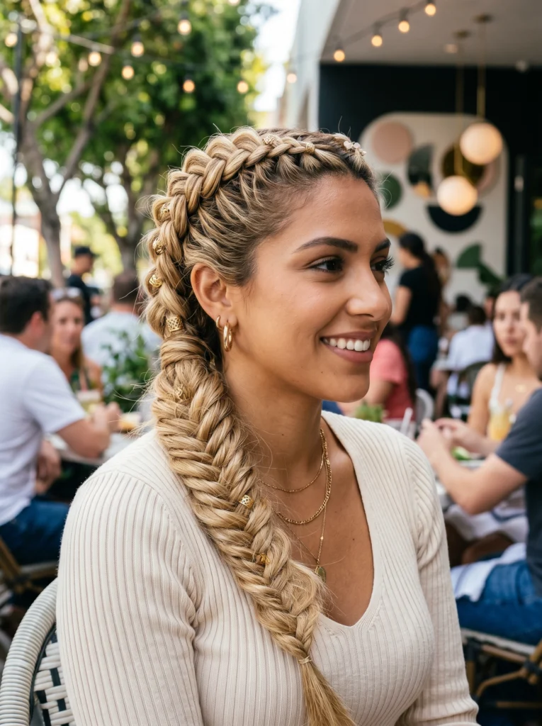 Blonde Braided Hairstyle