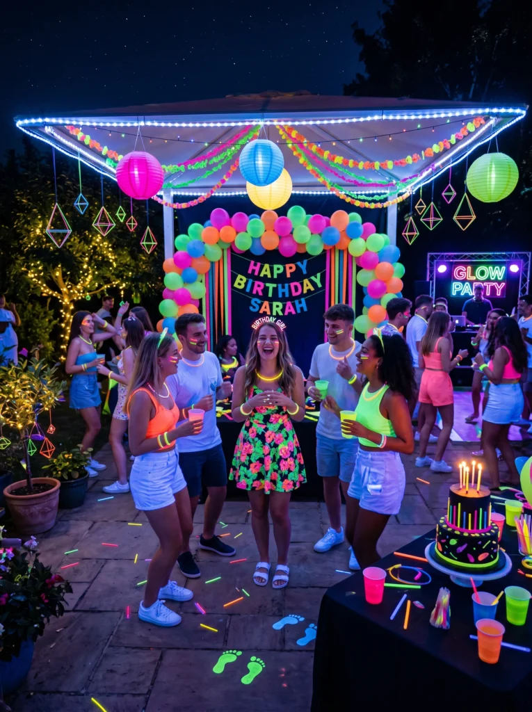 Glow-in-the-Dark Summer Party