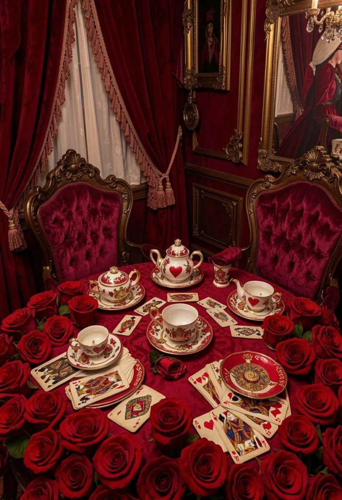 Queen of Hearts Inspired Corner