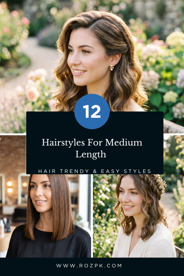 12 Hairstyles For Medium Length