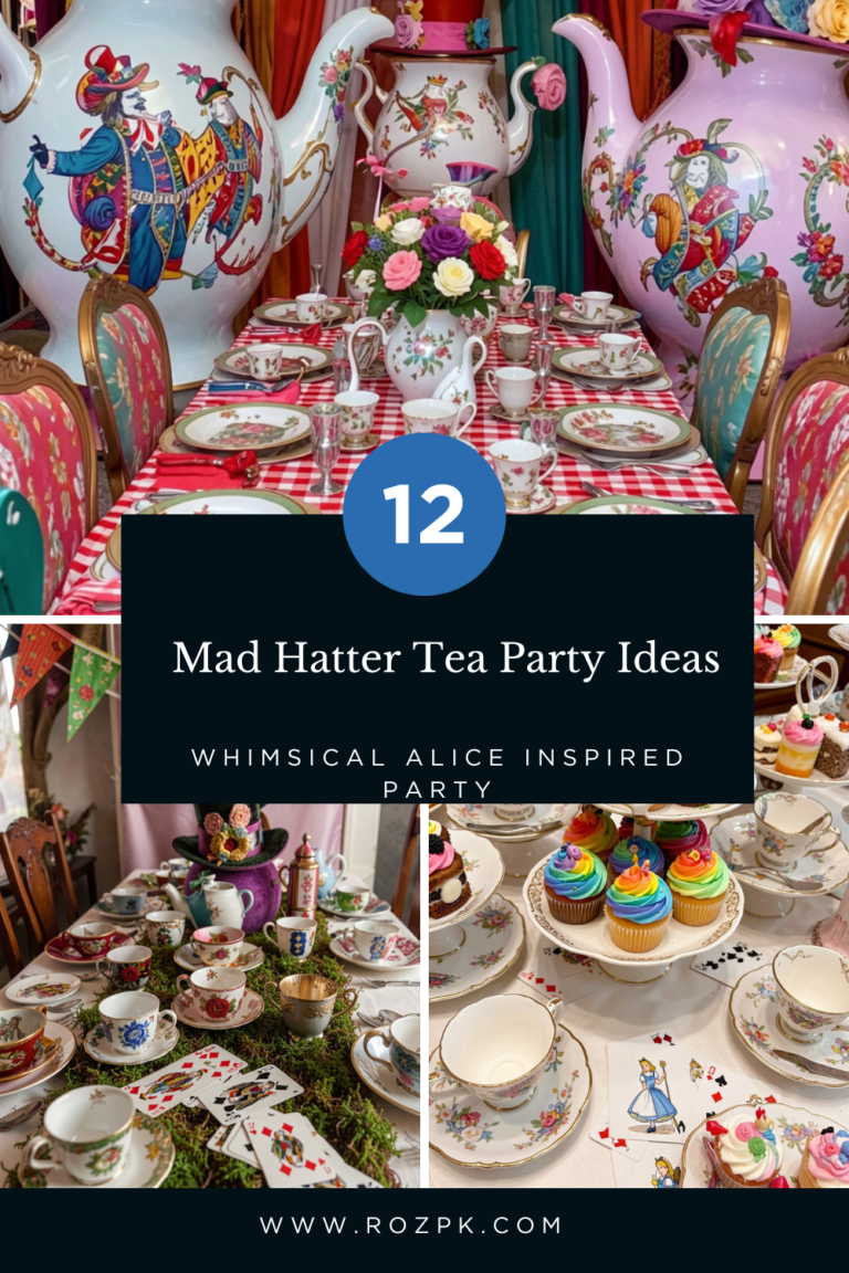 12 Mad Hatter Tea Party Ideas