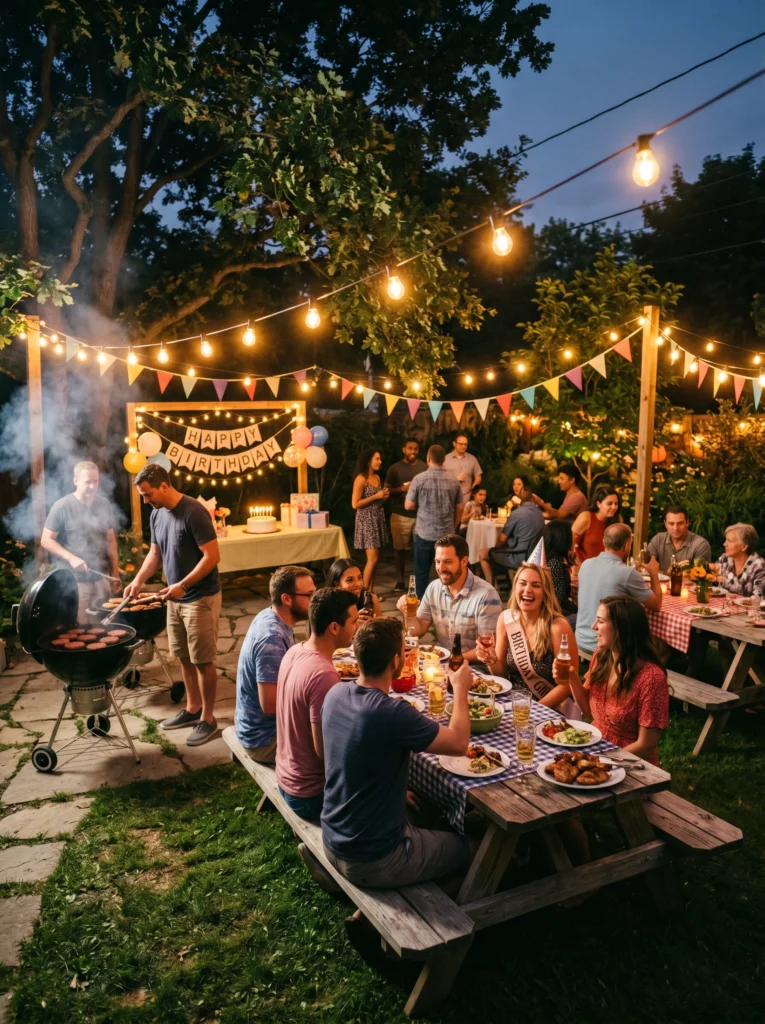 Backyard BBQ Birthday Party