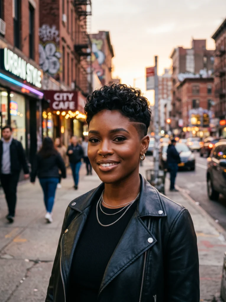 Edgy Undercut Pixie