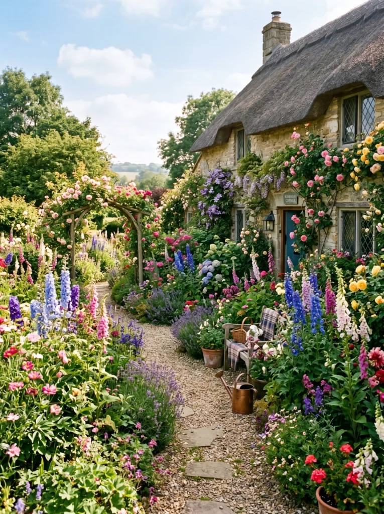 Layered Seasonal Blooming