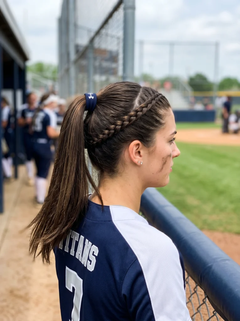 Sleek Braided Ponytail