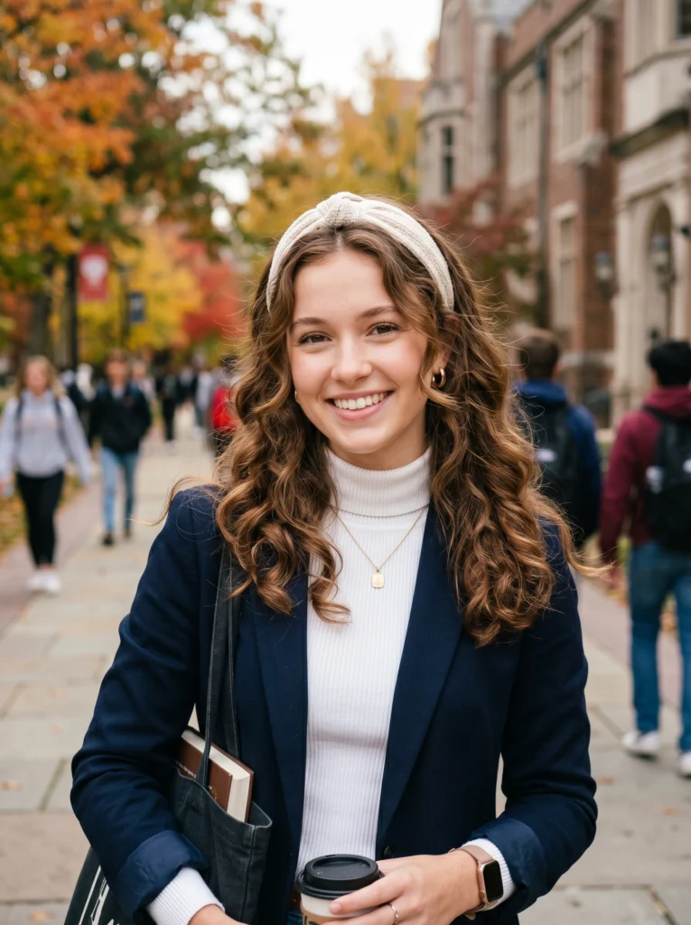 Loose Curls with Headband