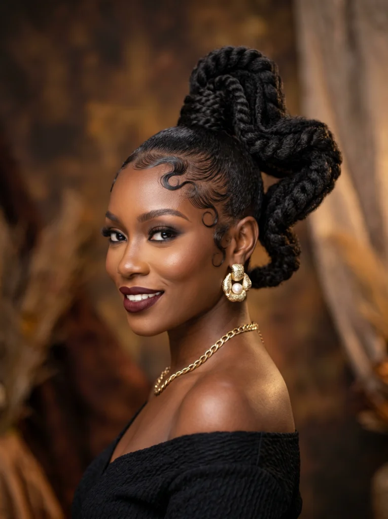 Sculpted Artistic Ponytail