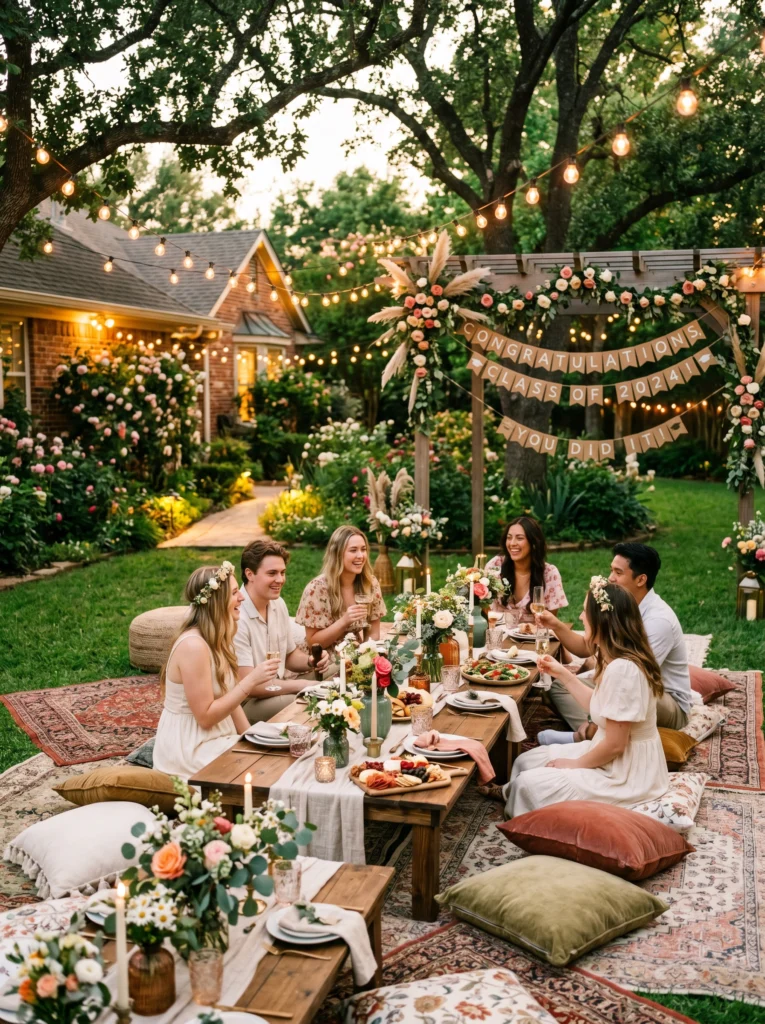 Backyard Picnic Graduation Party