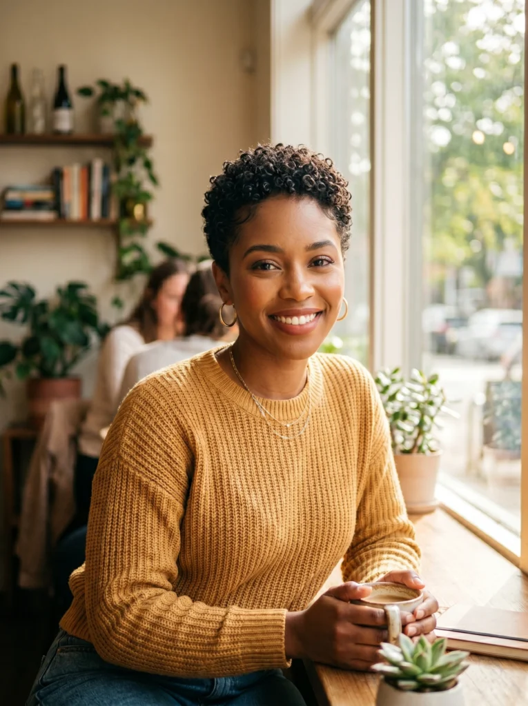 Curly Pixie Haircut