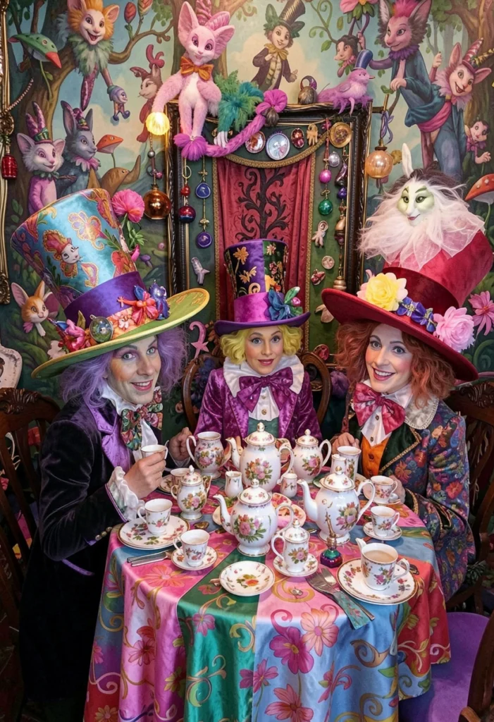 Oversized Mad Hatter Hats Decor