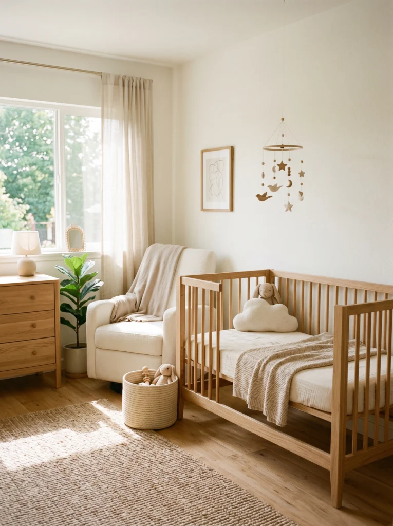 Simple Wooden Crib Design