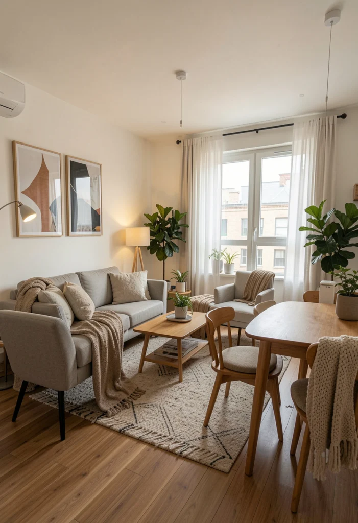 Small Apartment Combo Layout