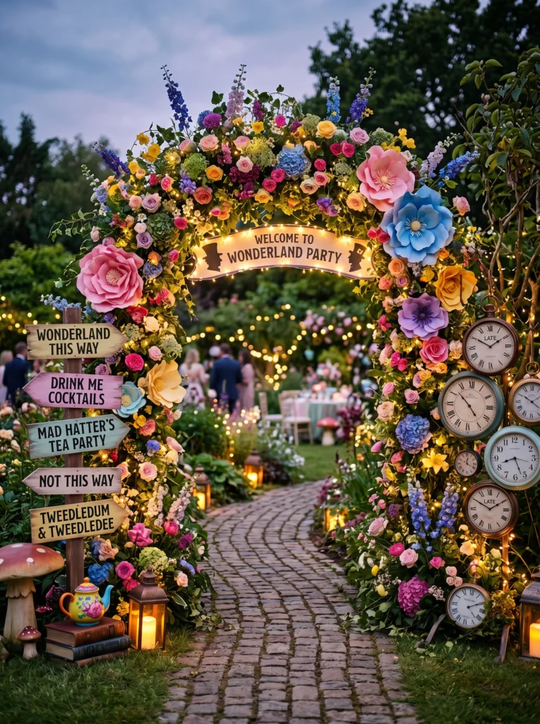 Whimsical Garden Entrance