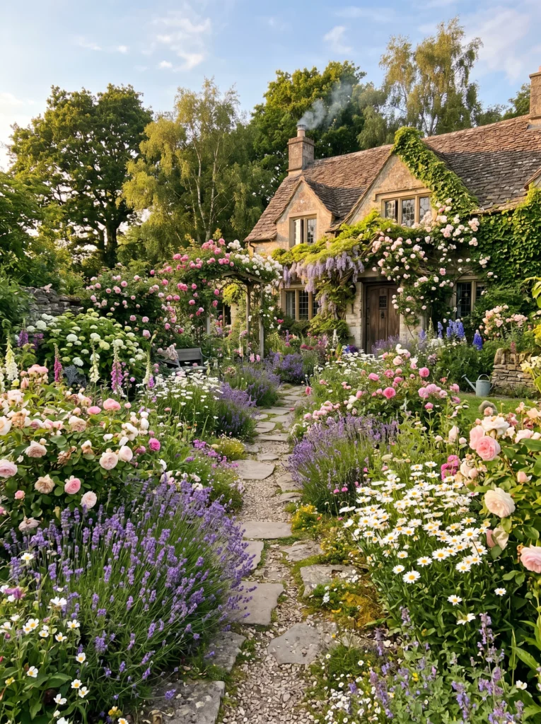 Winding Stone Garden Paths