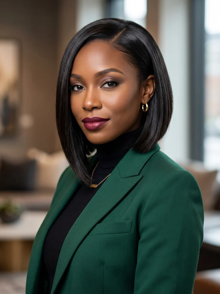 Angled Bob Cut