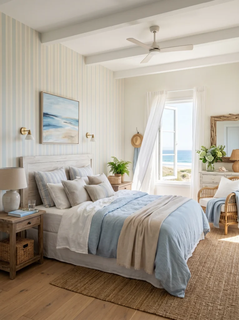 Coastal Stripe Wallpaper