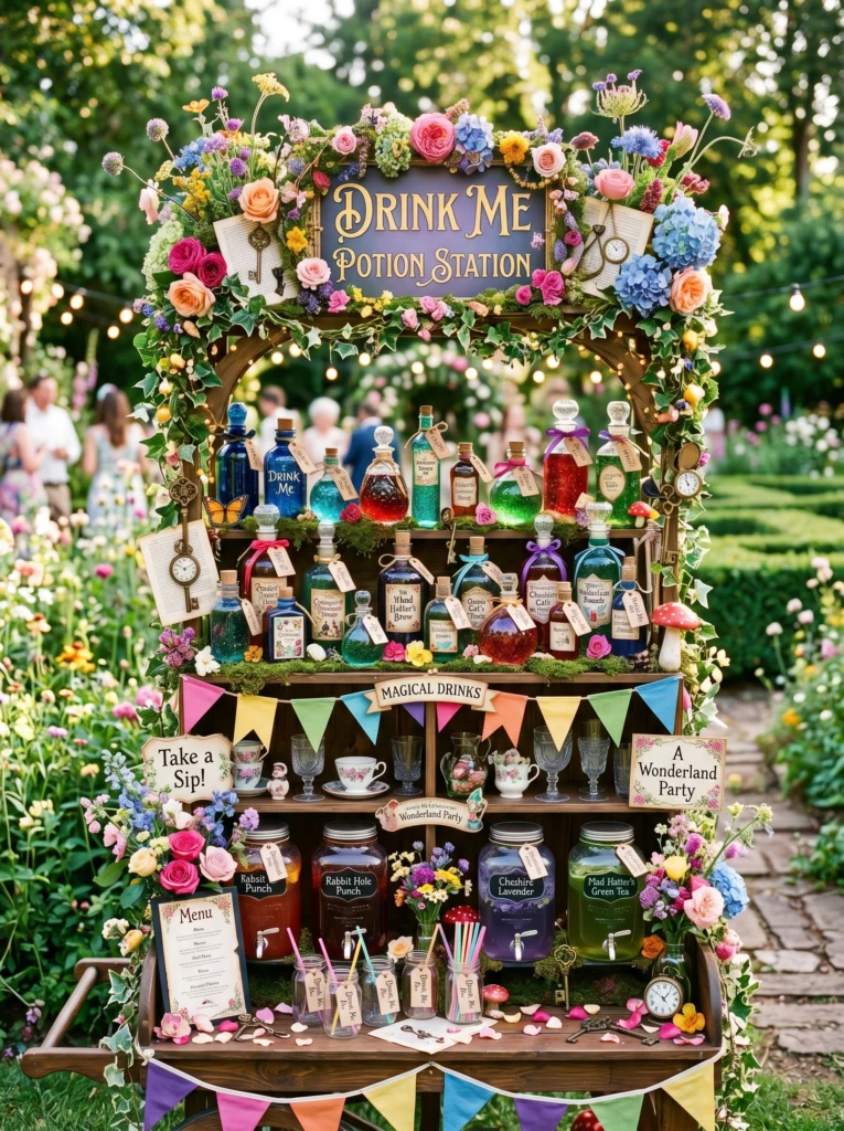  “Drink Me” Potion Station