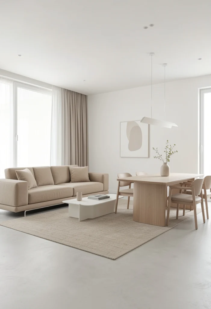 Modern Minimalist Combo Space