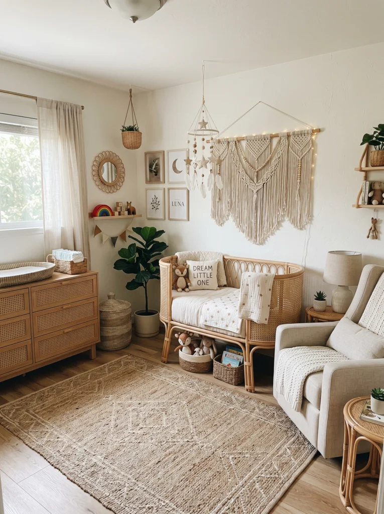 Neutral Boho Nursery