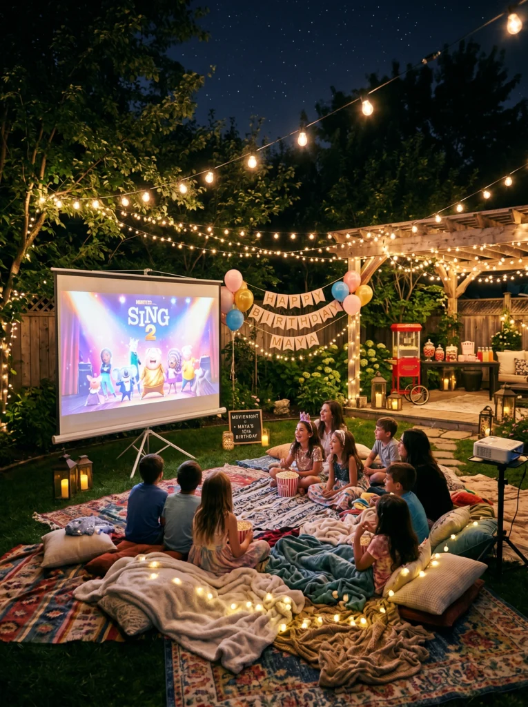 Outdoor Movie Night Party
