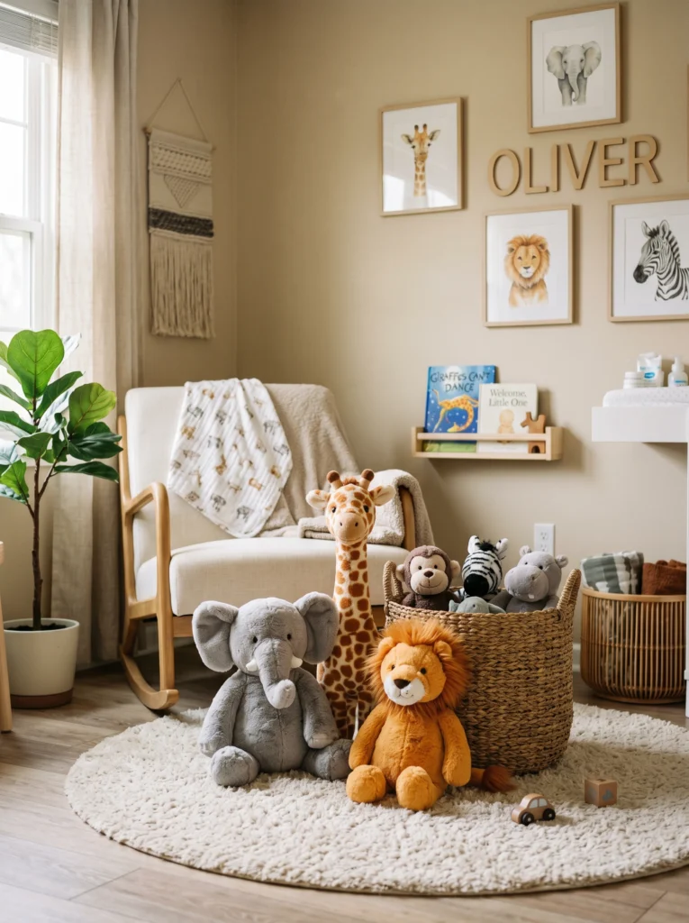 Safari Plush Animal Corner