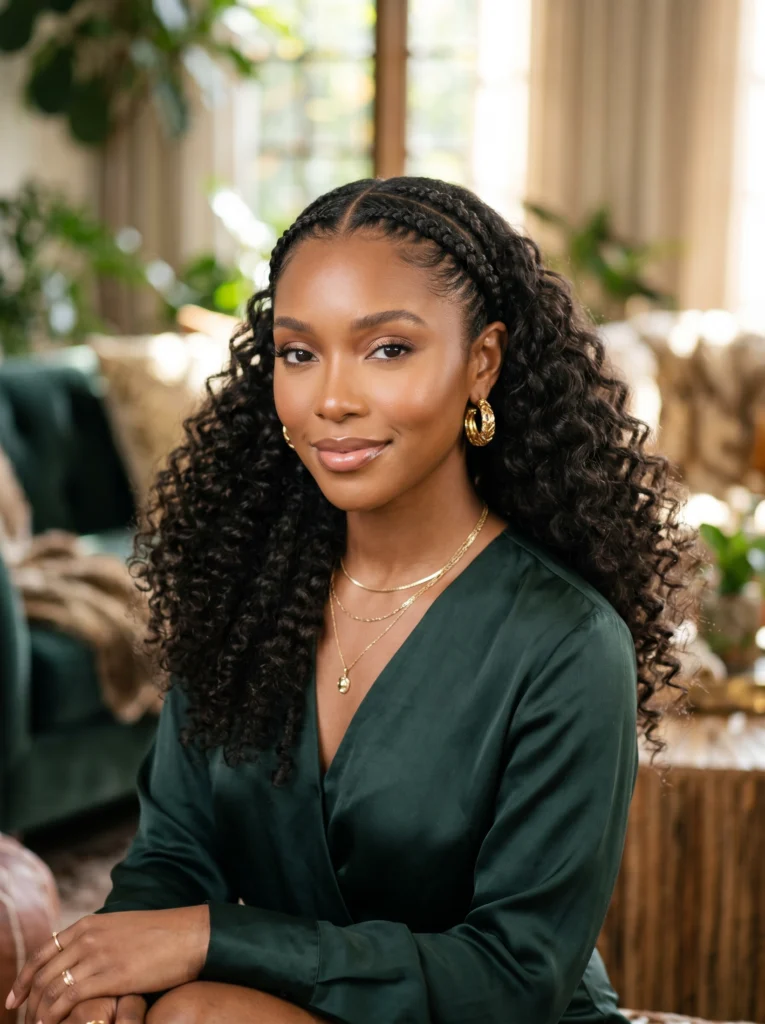 Two Braids with Curly Ends