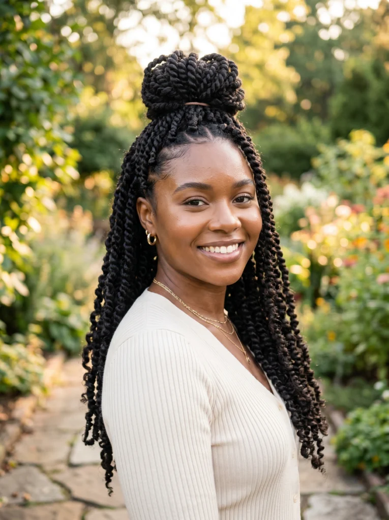 Shoulder-Length Passion Twists