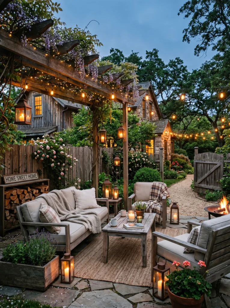 Rustic Farmhouse Backyard Style