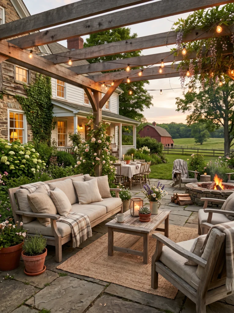 Rustic Farmhouse Patio
