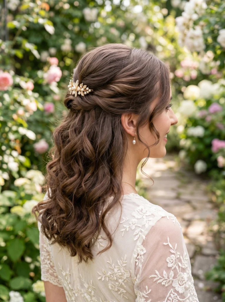 Half-Up Half-Down Hairstyle