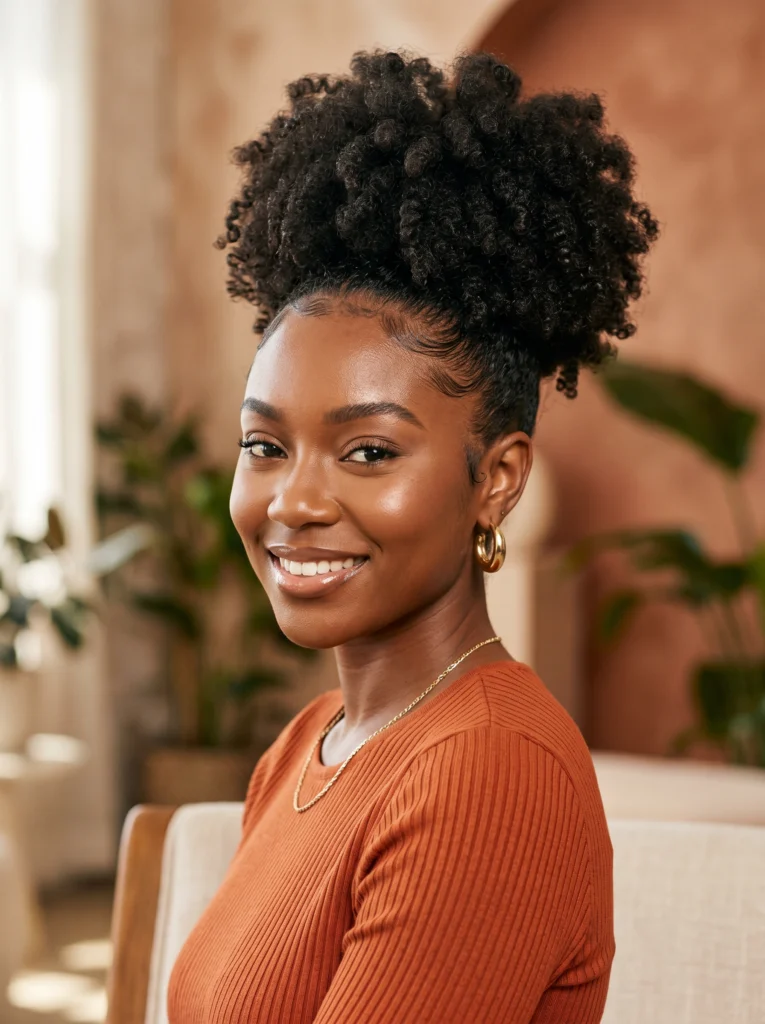 High Puff Hairstyle