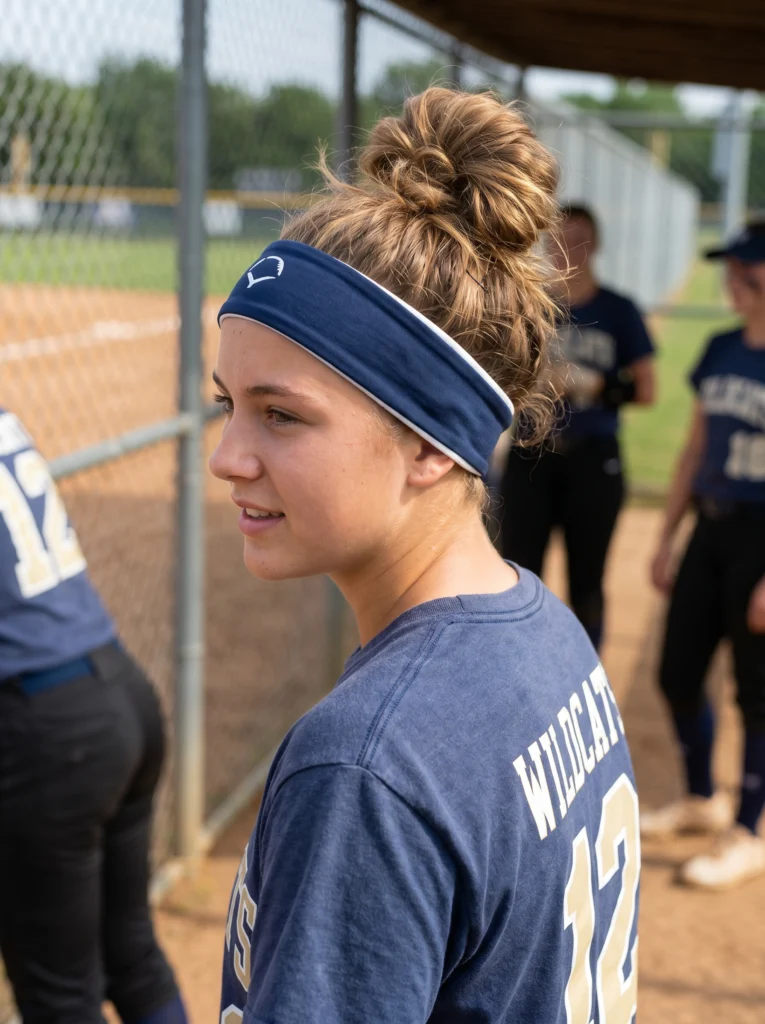 Messy Bun with Headband