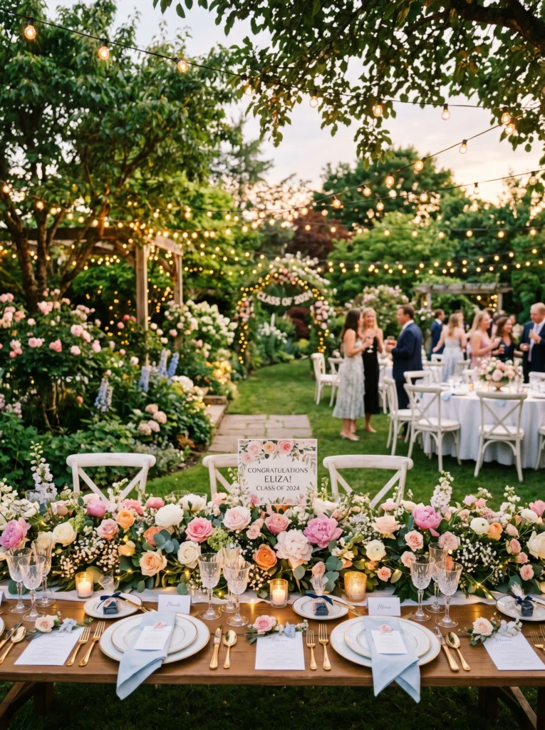 Outdoor Garden Party Graduation