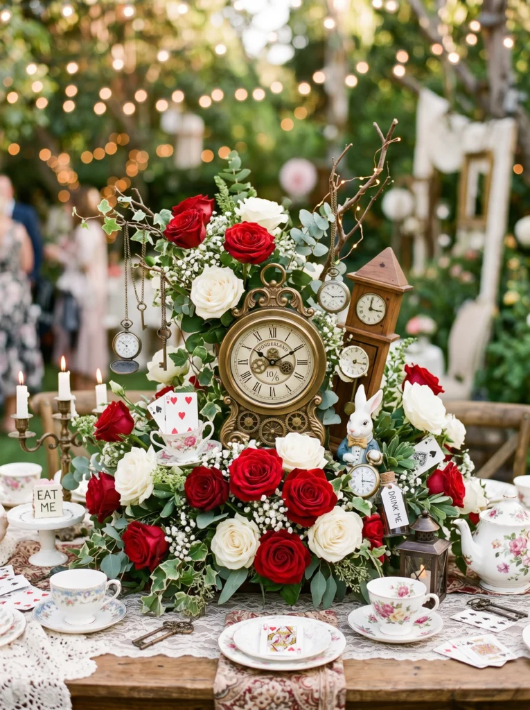 Rose Garden Centerpieces