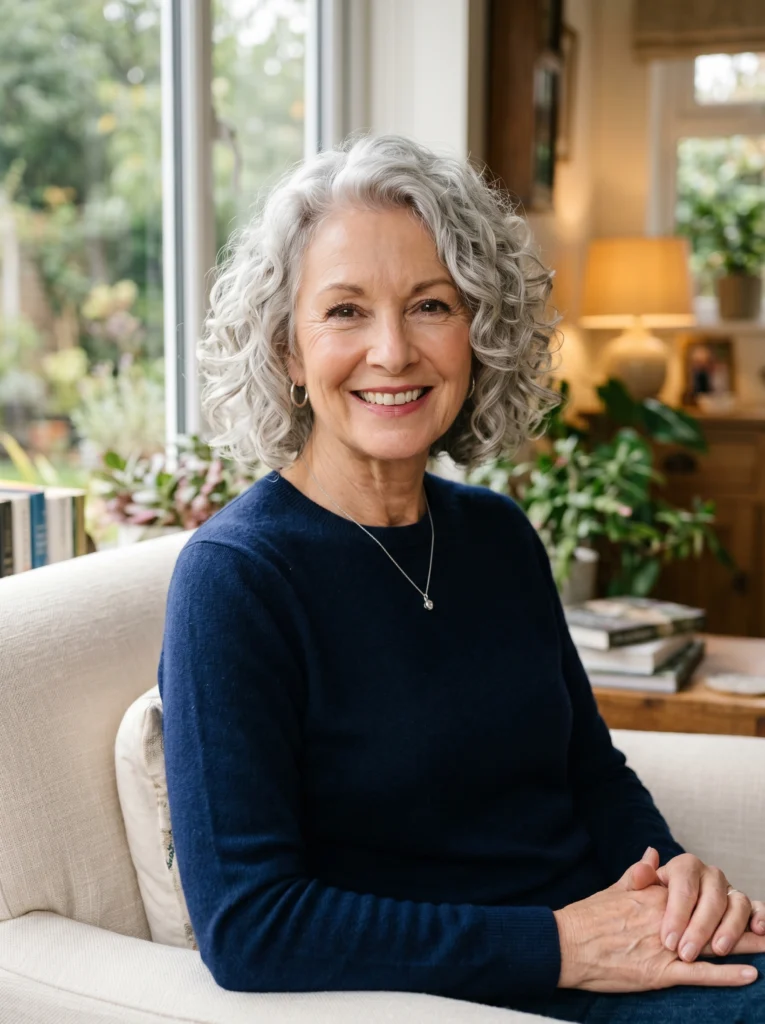 Soft Curly Bob