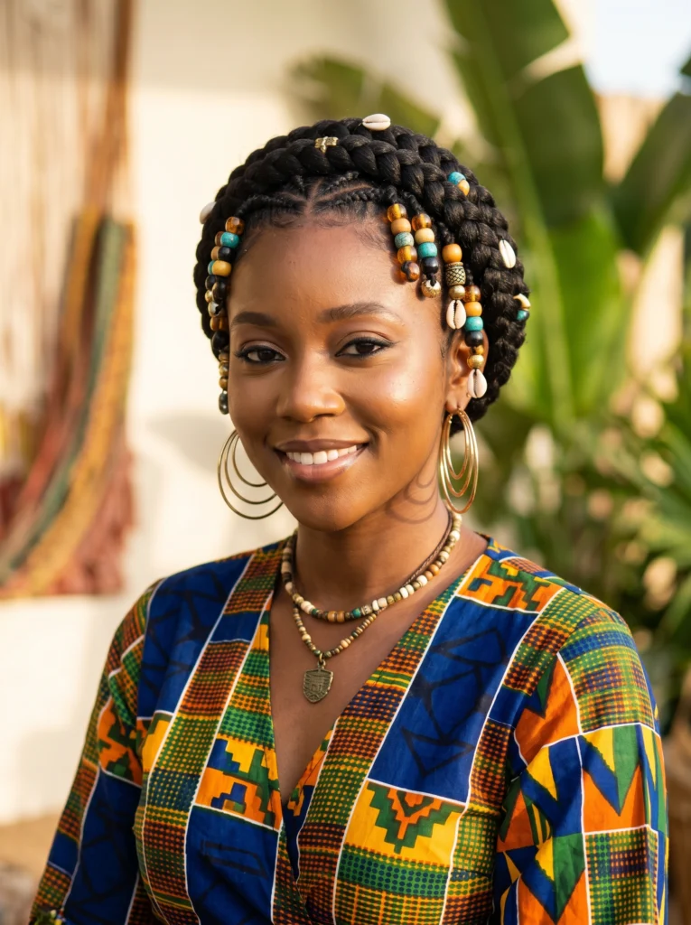 Two Braids with Beads