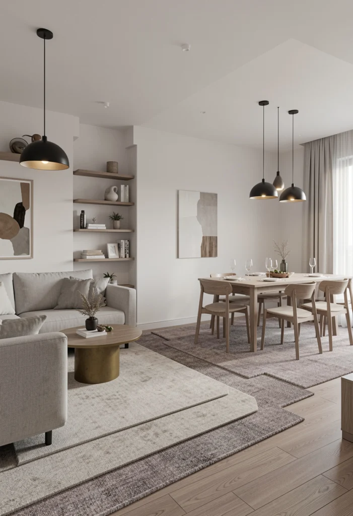 Use Rugs to Define Spaces