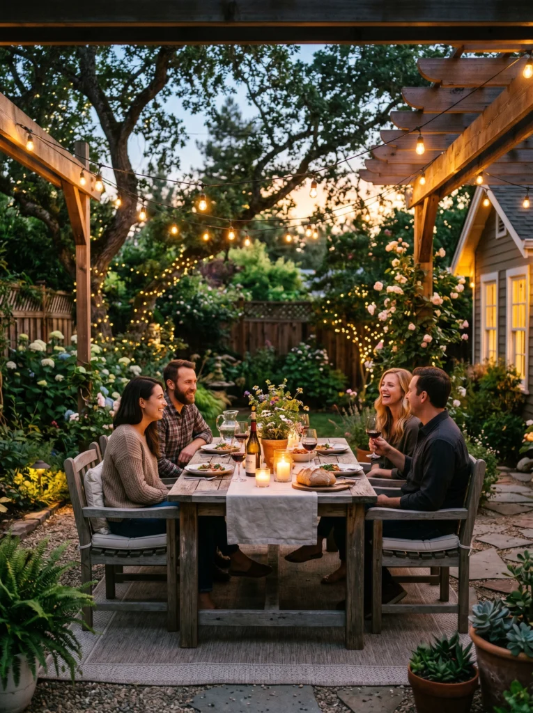 Backyard Dining Space