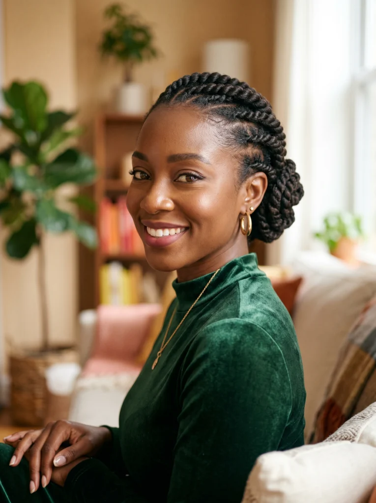 Flat Twist Updo