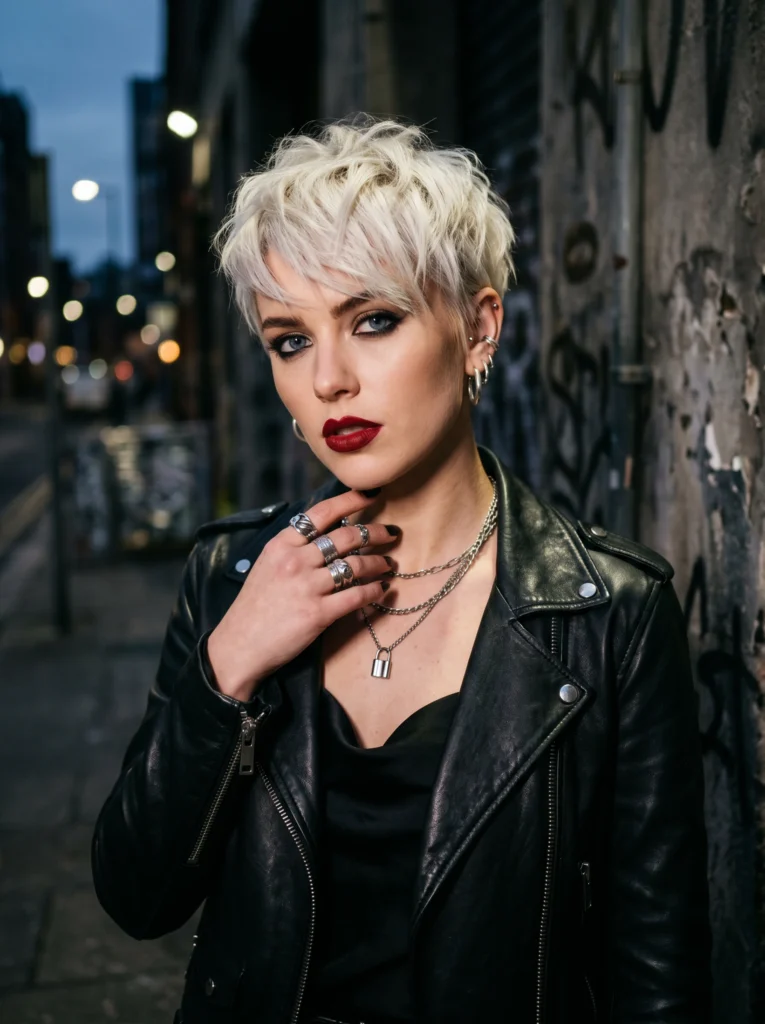 Platinum Blonde Pixie