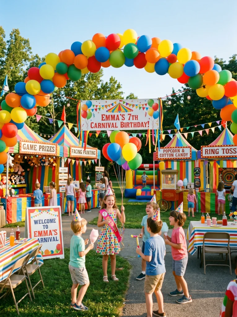 Carnival-Themed Birthday Party