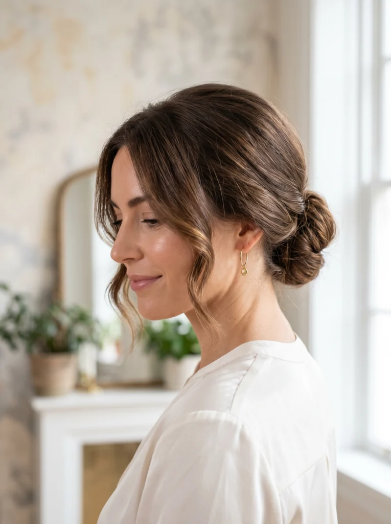 Elegant Low Bun