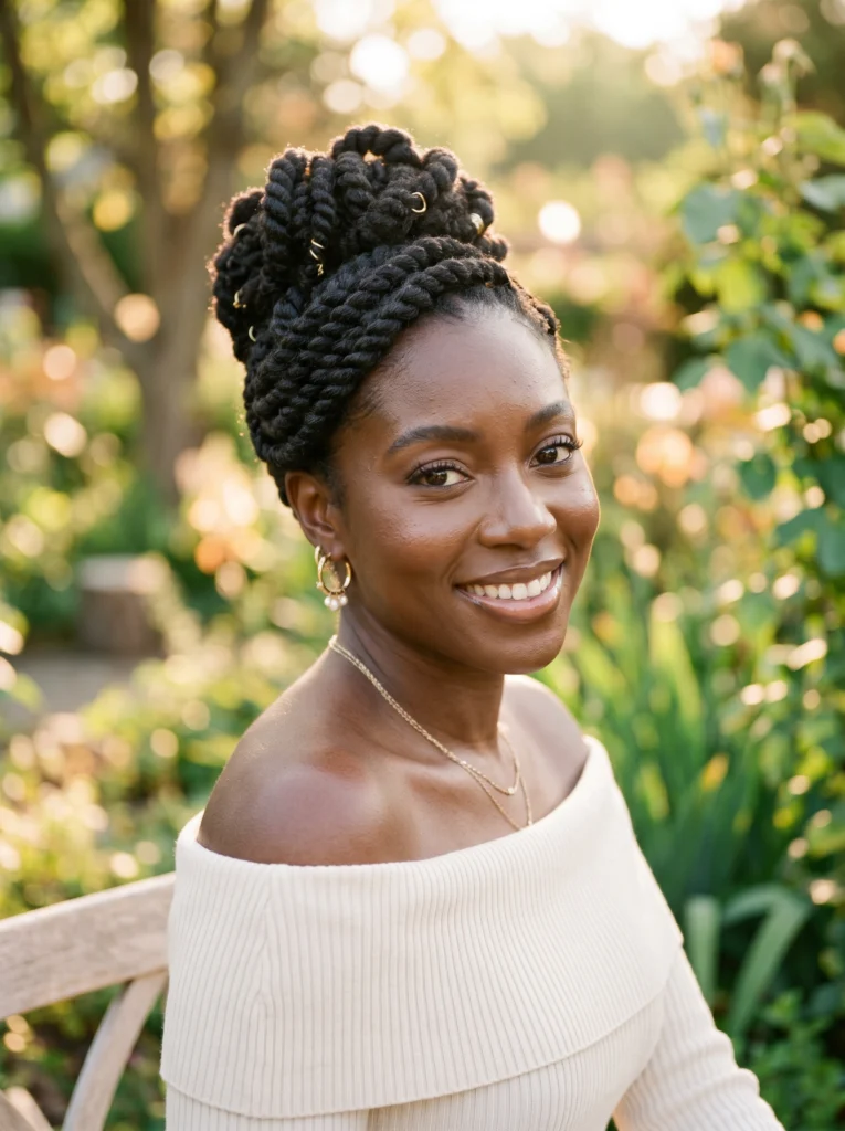Flat Twist Updo