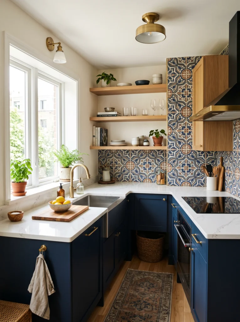 Statement Backsplash Design