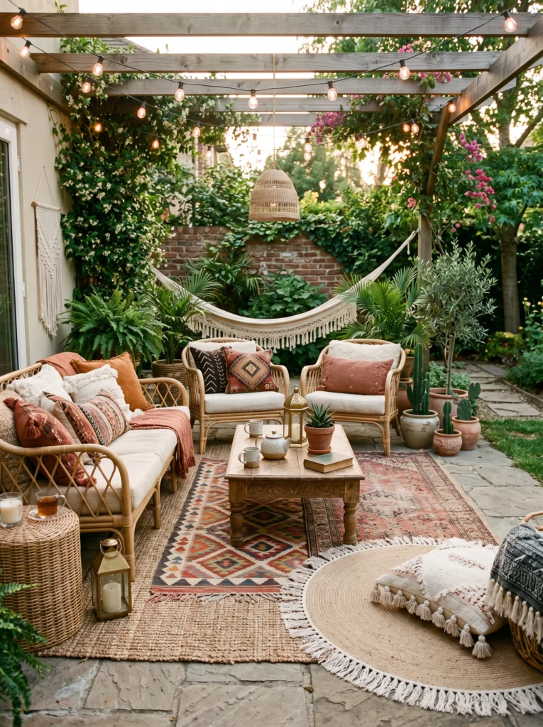 Boho Chic Patio Lounge