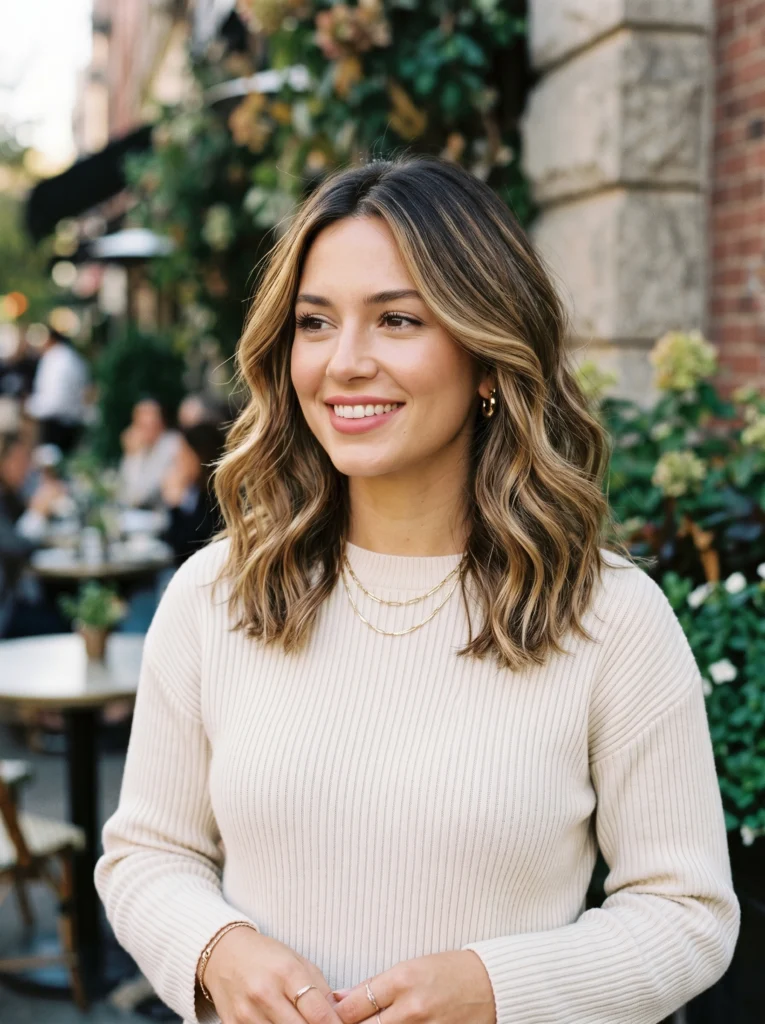  Medium Hair with Balayage