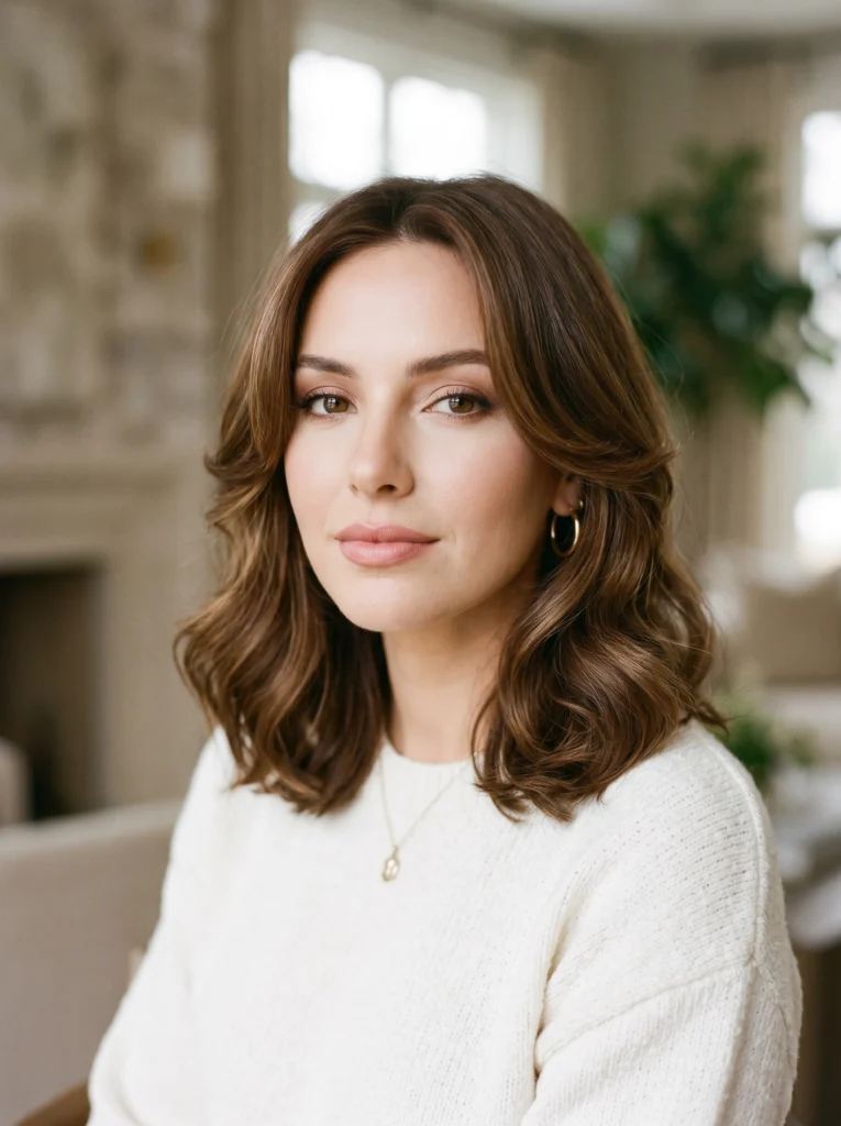Medium Hair with Face-Framing Layers
