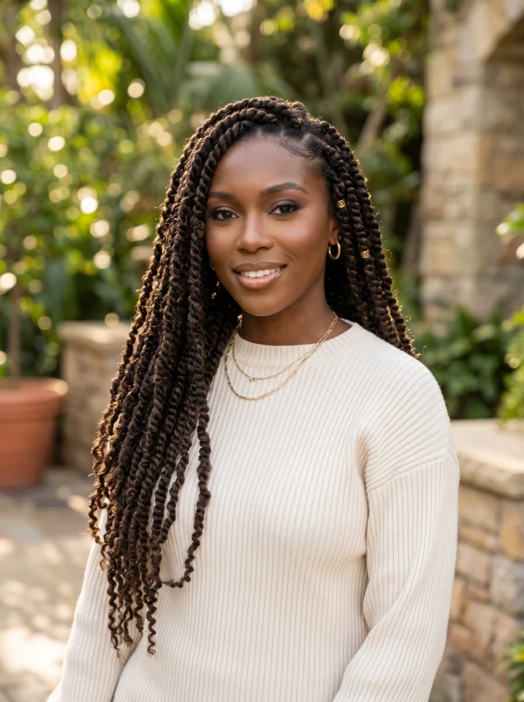 Waist-Length Passion Twists