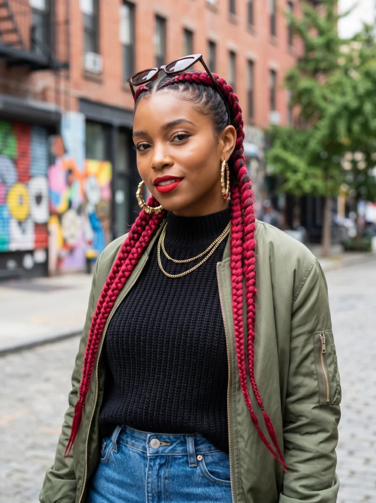 Colored Two Braids